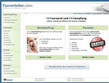 Tablet Screenshot of faxverteiler.com